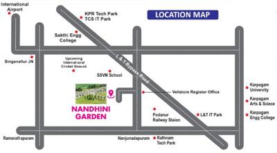 Project Image of 320.0 - 1766.0 Sq.ft Residential Plot Plot for buy in Divine Nandhini Garden