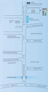 Project Image of 1400 Sq.ft 3 BHK Apartment / Flat for sale in Crossings Republik for Rs. 12700000