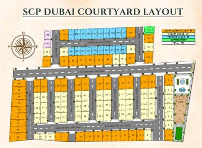 Project Image of 639.0 - 944.0 Sq.ft 2 BHK Villa for buy in SCP Dubai Courtyard