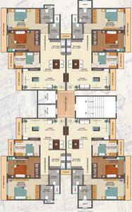 Project Image of 351.12 - 783.29 Sq.ft 1 BHK Apartment for buy in Raj Pantheon