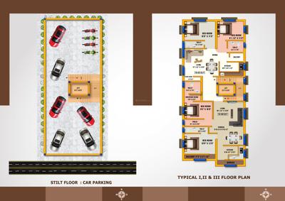 Project Image of 935.0 - 1090.0 Sq.ft 2 BHK Apartment for buy in SCC Gokulam Flats