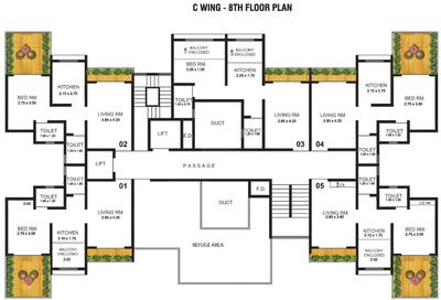 Project Image of 960 Sq.ft 2 BHK Apartment / Flat for sale in Badlapur East for Rs. 3900000