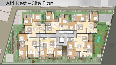 Project Image of 988.0 - 1411.0 Sq.ft 2 BHK Apartment for buy in A3 Atri Nest