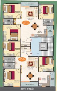 Project Image of 1196.0 - 1204.0 Sq.ft 3 BHK Apartment for buy in PJC Peace Gardens