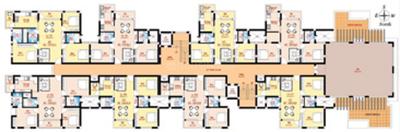 Project Image of 1010.0 - 1400.0 Sq.ft 2 BHK Apartment for buy in BECC Alpha Jasmine Tower