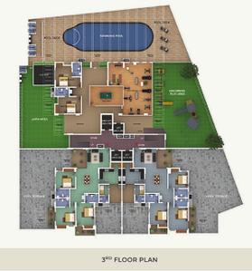 Project Image of 2391.0 - 3296.0 Sq.ft 3 BHK Apartment for buy in Noel Peace