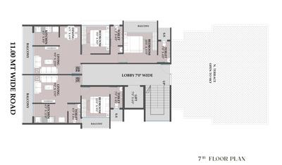 Project Image of 271.9 - 540.24 Sq.ft 1 BHK Apartment for buy in Erdamor Hillcrest