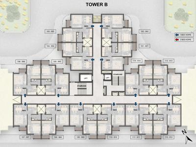 Project Image of 692.0 - 741.0 Sq.ft 1 BHK Apartment for buy in BCD Emprasa