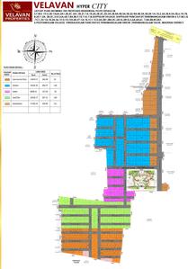 Project Image of 566.94 - 4129.85 Sq.ft Residential Plot Plot for buy in Velavan Hyper City