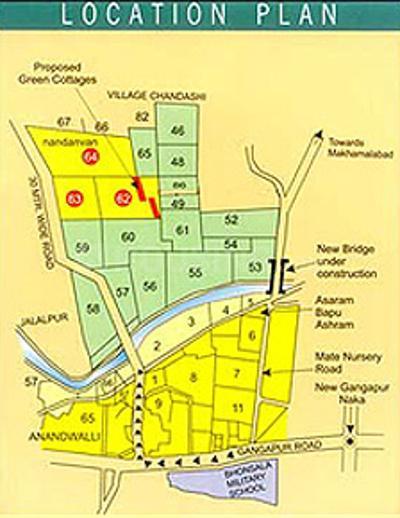 Nirman Green Cottages Villas Location Plan 1