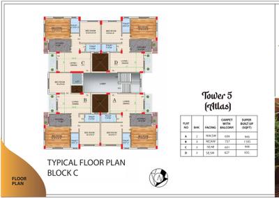 Project Image of 585.0 - 754.0 Sq.ft 2 BHK Apartment for buy in Rajwada Casablanca