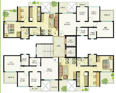 Project Image of 0.0 - 855.0 Sq.ft 3 BHK Apartment for buy in Ekta Greenville