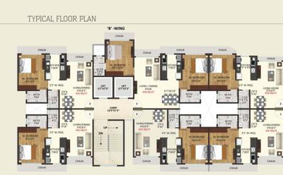 Project Image of 410.0 - 576.0 Sq.ft 1 BHK Apartment for buy in Panom Park E Wing Wing 1