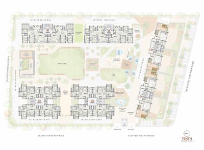 Project Image of 1950 Sq.ft 3 BHK Apartment / Flat for sale in Koba for Rs. 17700000
