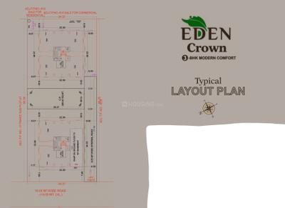 Project Image of 0.0 - 1038.72 Sq.ft 3 BHK Apartment for buy in Eliseo Eden Crown