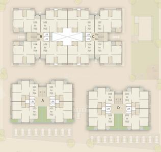 Project Image of 610.21 - 773.93 Sq.ft 2 BHK Apartment for buy in Aatman Pearl Heights
