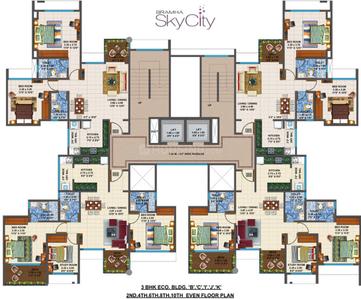 Project Image of 1200 Sq.ft 3 BHK Apartment / Flat for sale in Dhanori for Rs. 8500000