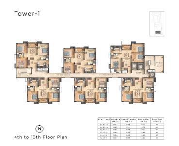 Project Image of 1189.0 - 1474.0 Sq.ft 2 BHK Apartment for buy in PRM Bonani
