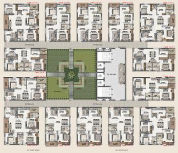 Sameeksha Balaji Harmony Balaji Harmony Typical Foor Cluster Plan 1
