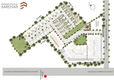 Project Image of 1214.81 - 1942.89 Sq.ft 3 BHK Villa for buy in Padam Pooja Sarovar
