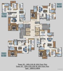 Project Image of 1794.0 - 5143.0 Sq.ft 2.5 BHK Apartment for buy in Sattva Aangane
