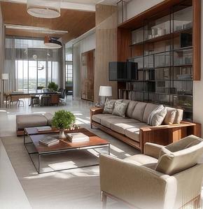 Uttarayan Aura Living Area 1