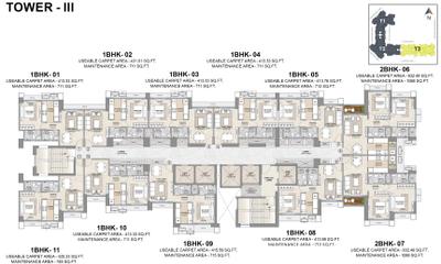 Project Image of 413.0 - 962.0 Sq.ft 1 BHK Apartment for buy in Aveon City