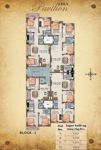Project Image of 964.0 - 1404.0 Sq.ft 2 BHK Apartment for buy in Eden Pavilion