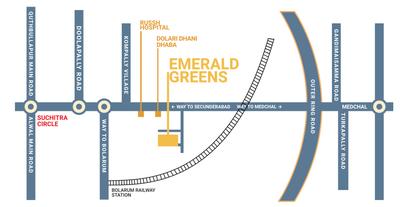 Project Image of 2160.0 - 3810.0 Sq.ft 3 BHK Apartment for buy in Emerald Green