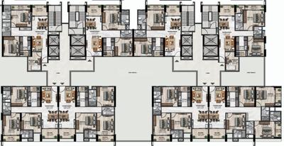 Project Image of 1243.43 - 2248.4 Sq.ft 2 BHK Apartment for buy in Dion Riverside Township