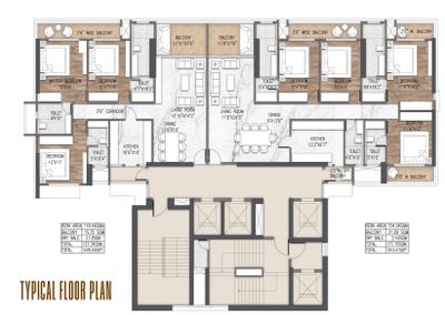 Project Image of 1478.34 - 3405.83 Sq.ft 3 BHK Apartment for buy in Kohinoor Oceana