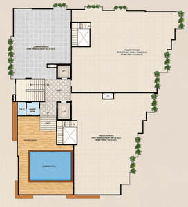 Project Image of 3918.18 - 3962.86 Sq.ft 4 BHK Apartment for buy in Raising The Antillia