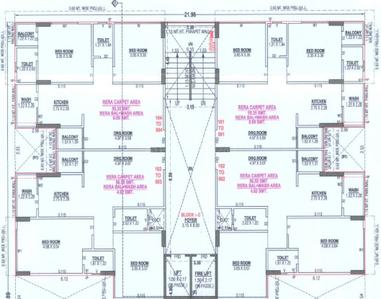 Project Image of 595.78 - 903.42 Sq.ft 2 BHK Apartment for buy in Motiram Apple Pride