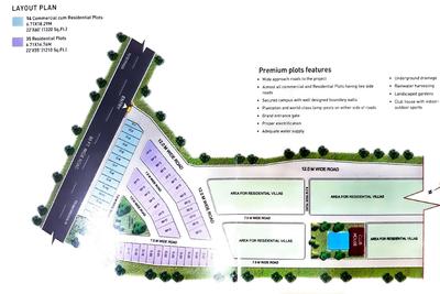 Project Image of 0.0 - 1200.0 Sq.ft Residential Plot Plot for buy in Signature City Exclusive