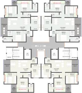 Project Image of 786.0 - 1024.0 Sq.ft 2 BHK Apartment for buy in Vishal Leela Heights