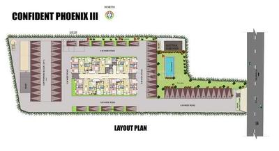 Project Image of 935.0 - 1090.0 Sq.ft 2 BHK Apartment for buy in Confident Phoenix 3