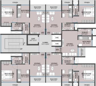 Project Image of 239.93 - 690.0 Sq.ft 1 RK Apartment for buy in Gravity Prime