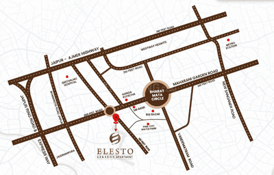 Project Image of 785.33 - 903.74 Sq.ft 3 BHK Apartment for buy in Balaji Elesto A