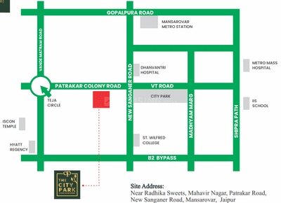 Project Image of 1416.0 - 1964.0 Sq.ft 3 BHK Apartment for buy in Siddhi The City Park