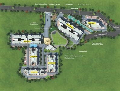 Project Image of 420.0 - 604.0 Sq.ft 1 BHK Apartment for buy in Shree Enterprises Sparsh