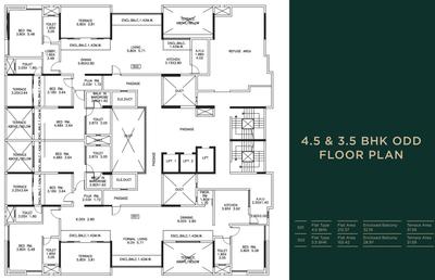 Project Image of 0.0 - 2286.0 Sq.ft 4 BHK Apartment for buy in Kumar Privie Shiloh