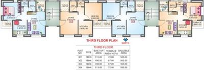 Project Image of 520.0 - 585.0 Sq.ft 1 BHK Apartment for buy in Rohan Wisteria