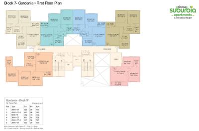 Project Image of 650.0 - 912.0 Sq.ft 2 BHK Apartment for buy in Siddha Suburbia