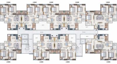 Project Image of 1200 Sq.ft 3 BHK Apartment / Flat for sale in Dhayari for Rs. 10500000