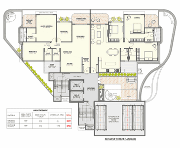 Project Image of 2550 Sq.ft 3 BHK Apartment / Flat for sale in Kalyan West for Rs. 24000000