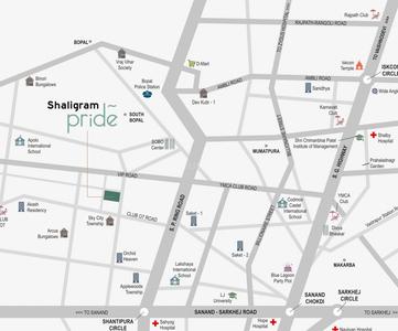 Project Image of 1089 Sq.ft 3 BHK Apartment / Flat for sale in Shela for Rs. 9600000
