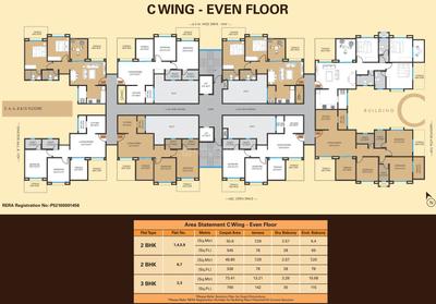 Project Image of 404.0 - 1073.0 Sq.ft 1 BHK Apartment for buy in Bhandari Vermont B C
