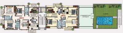 Project Image of 1427.0 - 1999.0 Sq.ft 3 BHK Apartment for buy in Choudhury Apartment