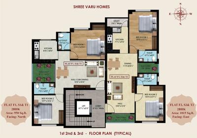 Project Image of 0.0 - 1015.0 Sq.ft 2 BHK Apartment for buy in Shree Varu Homes