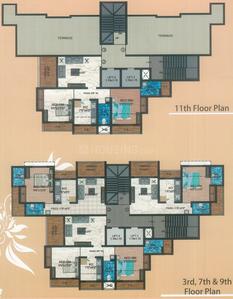 Project Image of 700.0 - 1000.0 Sq.ft 1 BHK Apartment for buy in S K Mansi Pooja